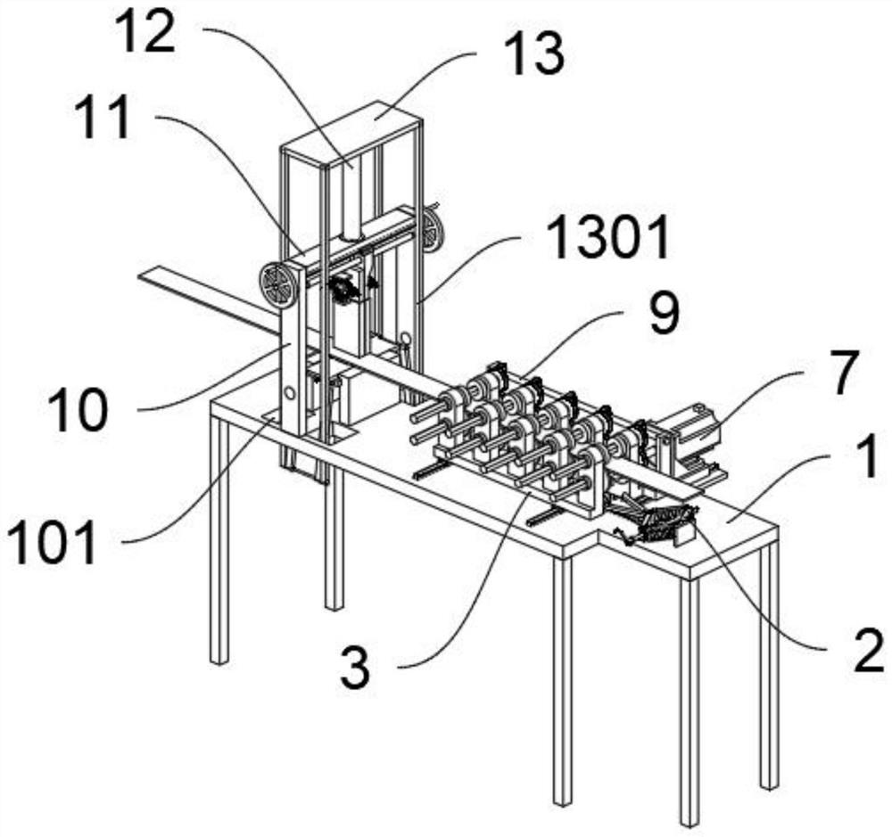 Rapid automatic straight strip profiling equipment based on machining