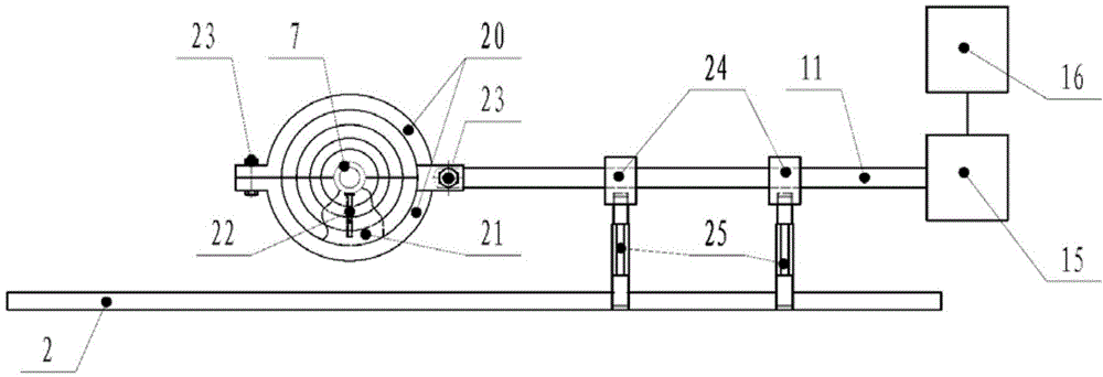 Method and system for testing minimum bending radius of full-size nonmetal pipe