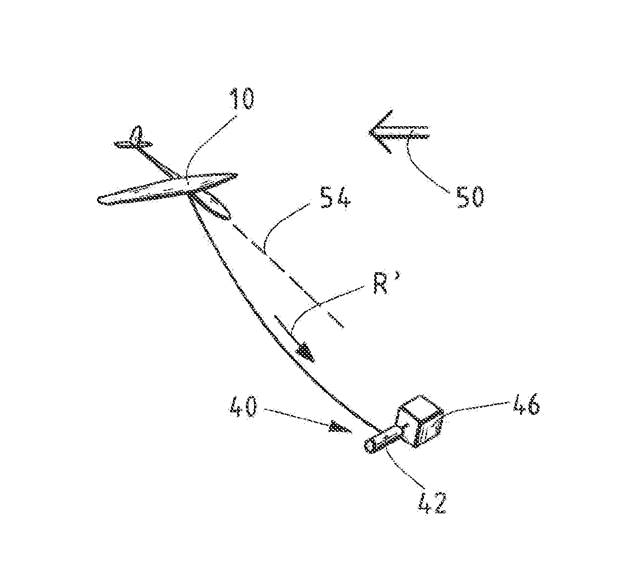 Glider for airborne wind energy productions