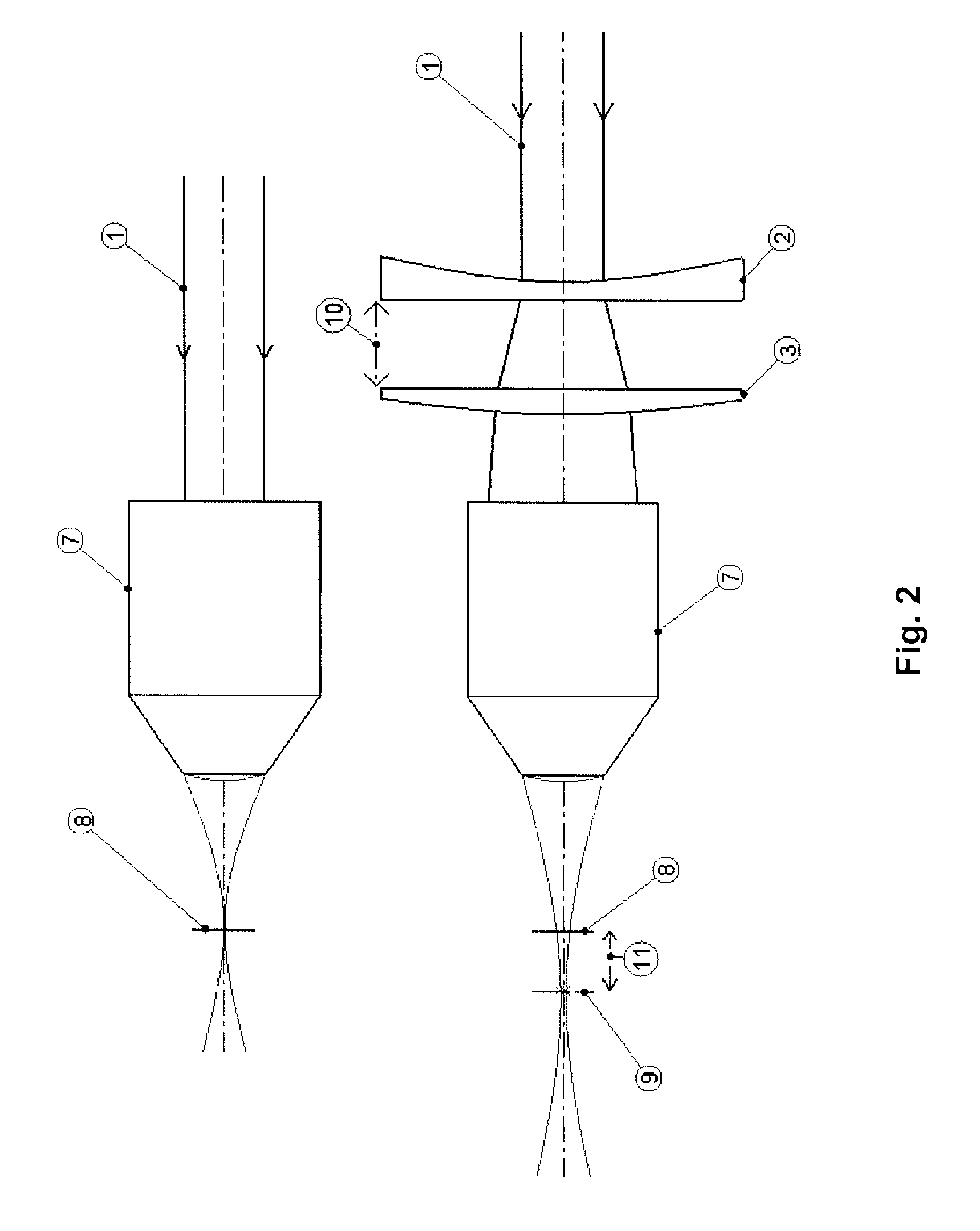 Method and apparatus for detecting fluorescence emitted by particle-bound fluorophores confined by particle traps
