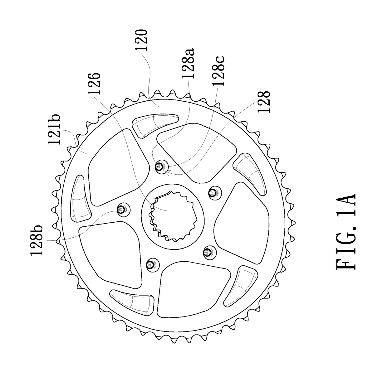 Detachable chainring assembly