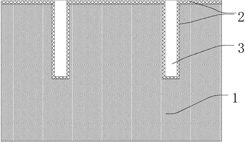 TSV process method without metal CMP