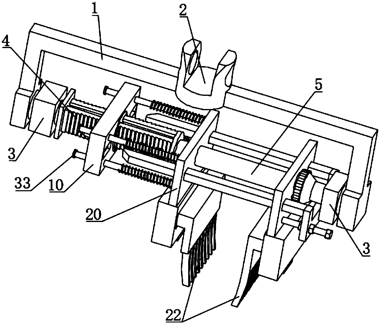 Novel mechanical gripper with pressure buffer structure