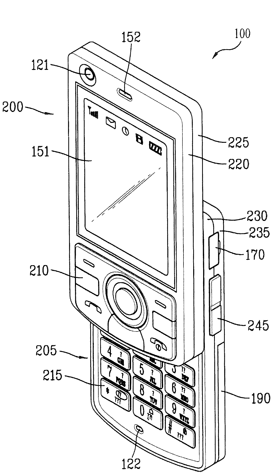 Mobile terminal with variable display control