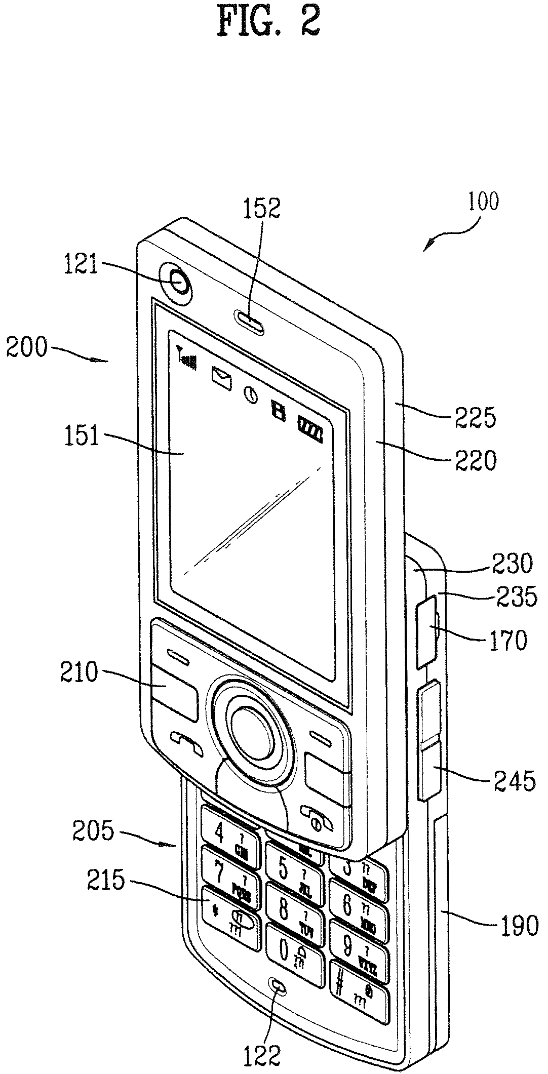 Mobile terminal with variable display control