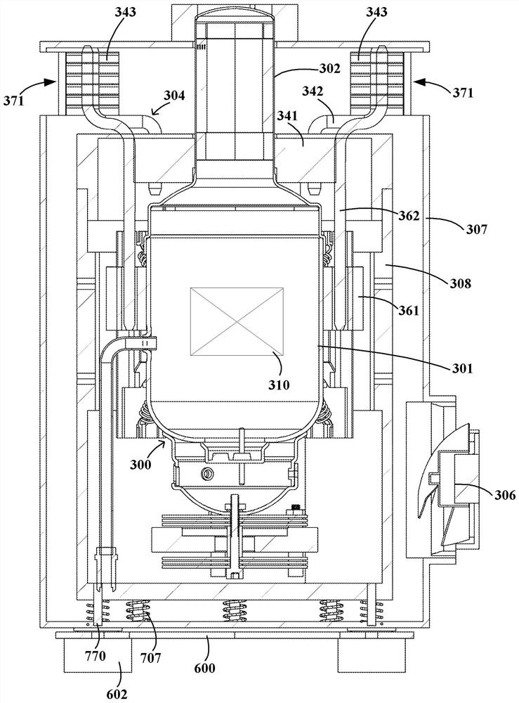 Stirling refrigeration system and refrigerator