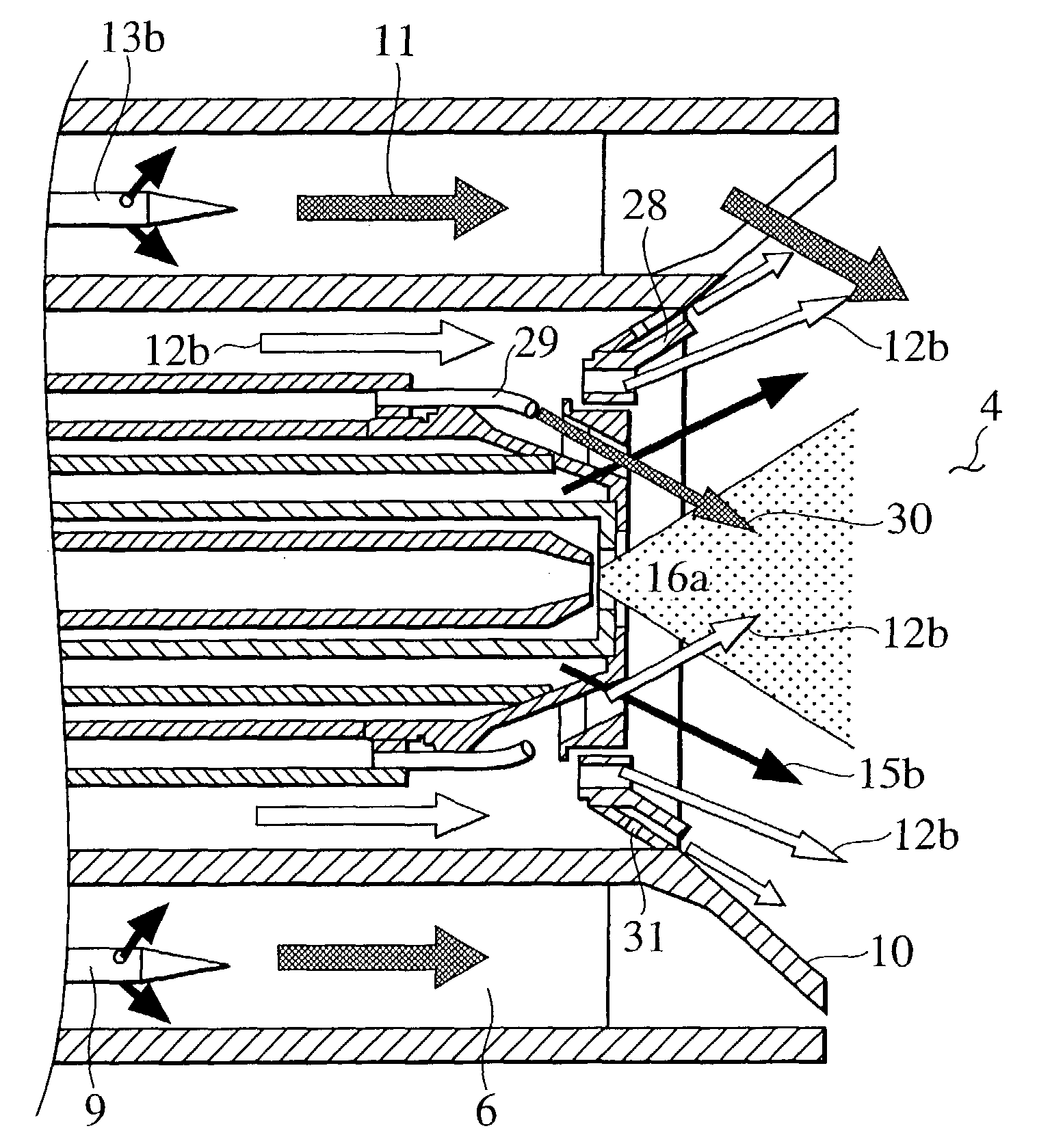 Gas turbine combustor, combustion method of the gas turbine combustor, and method of remodeling a gas turbine combustor