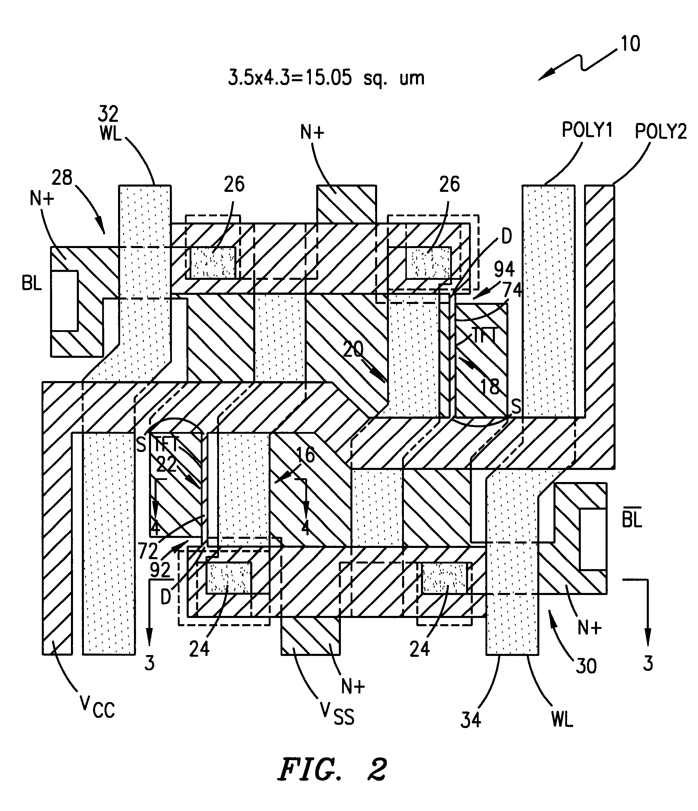 Method of making an SRAM cell and structure