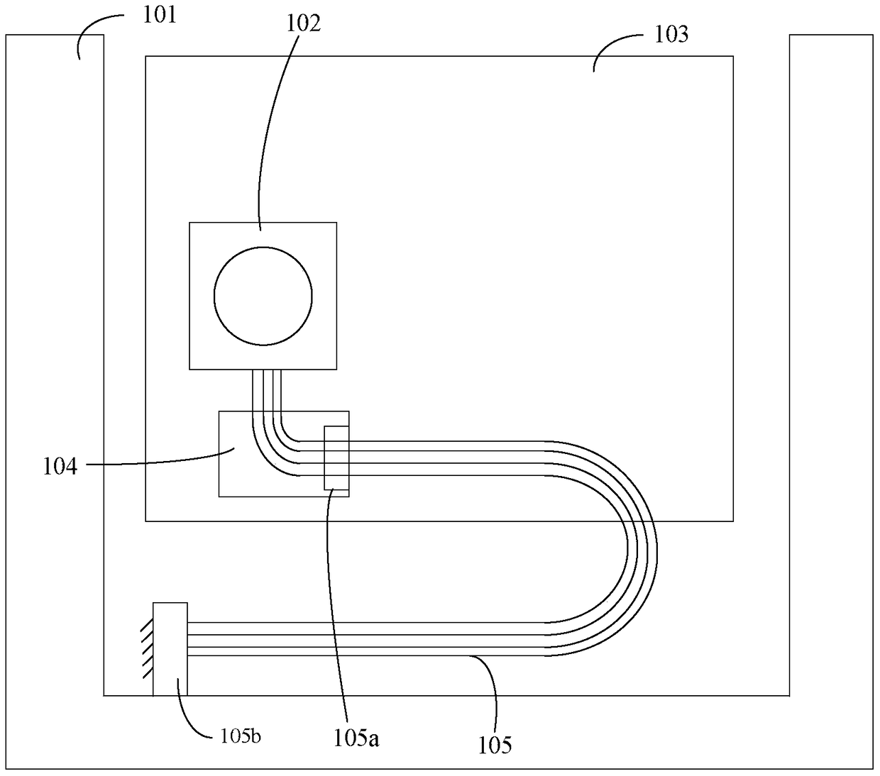 A kind of cable support mechanism and cable platform