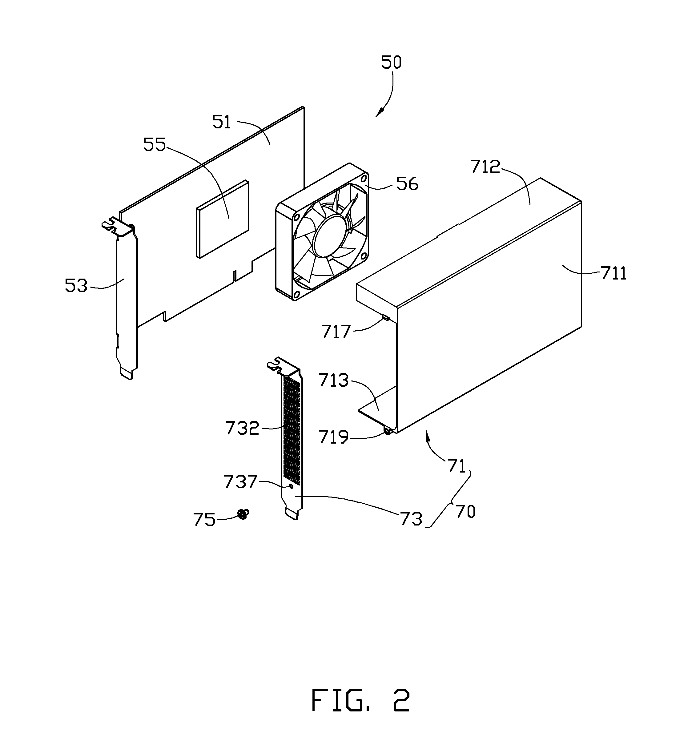 Expansion card assembly and heat shielding cover for expansion card thereof