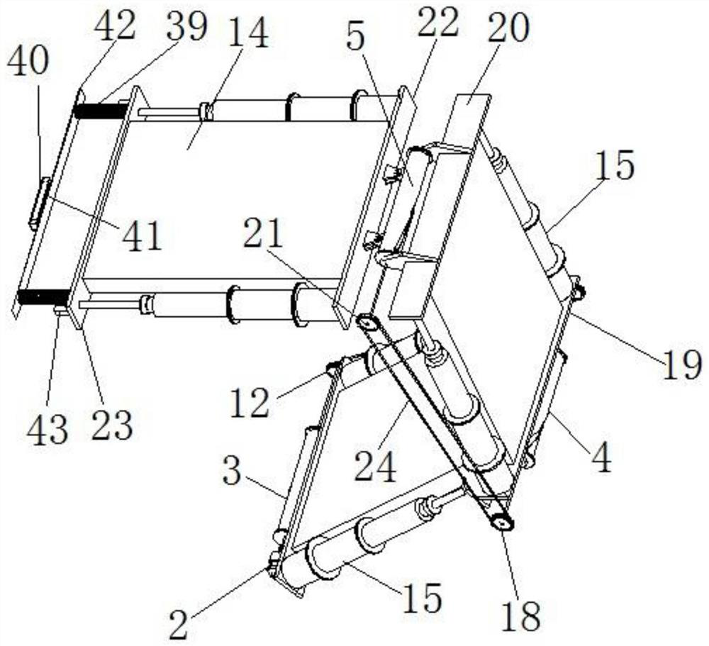 Satellite flexible repeatable folding and unfolding defense device for resisting physical impact