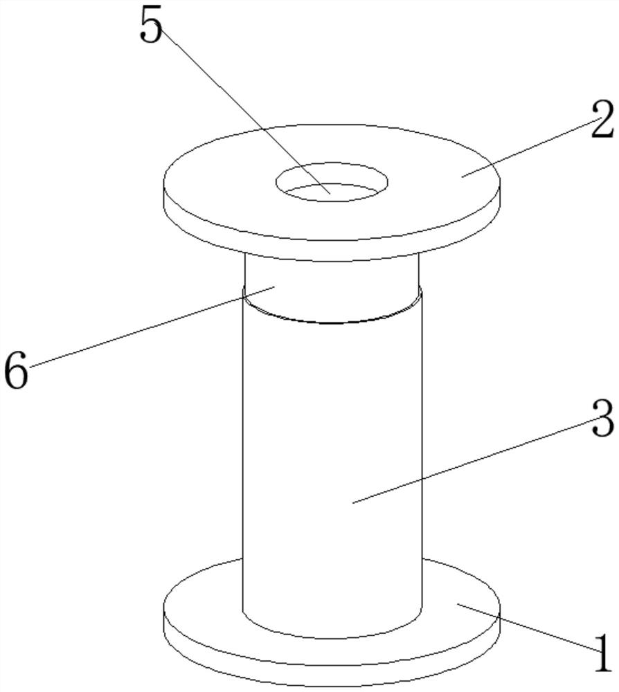 Magnetic telescopic spinning spool for spinning