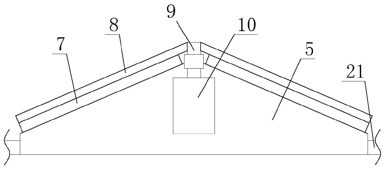 High-efficiency bag type dust remover with function of preventing flying dust