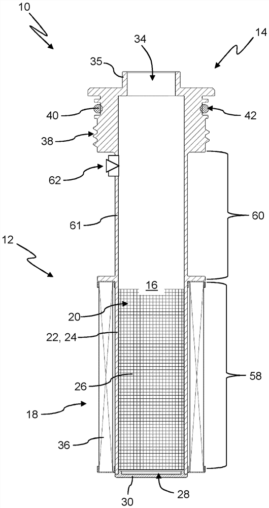 Dryer cartridge, drying system, and use thereof