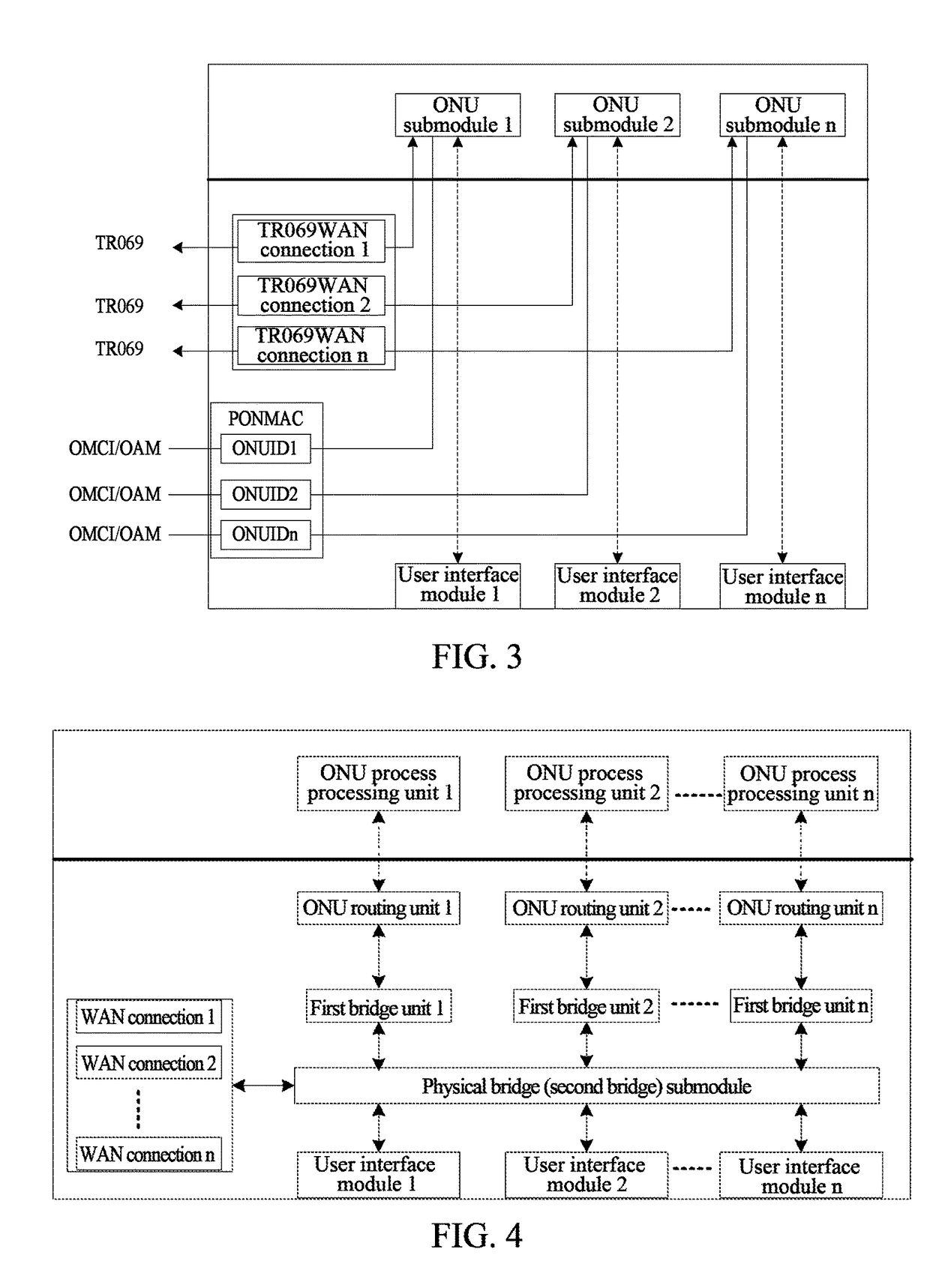 Optical network unit, and communications system and method
