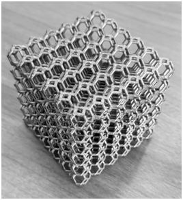 Preparation method of high-melting-point Kelvin structure lattice metal based on laser additive manufacturing