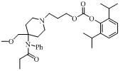 4-methoxy methyl-4-(N-propionyl) aniline piperidine compound and preparation method and application thereof