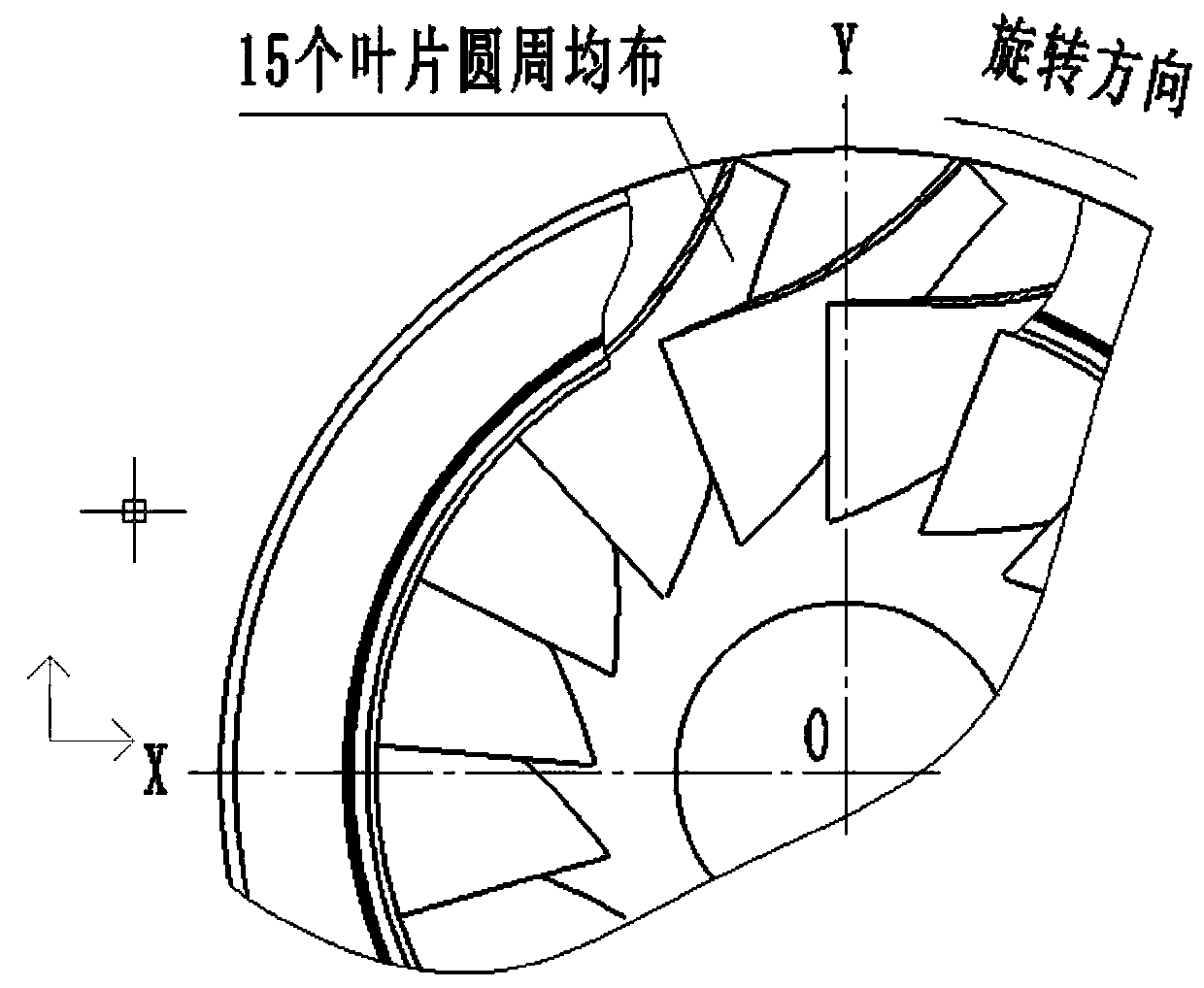 Method for finish machining of three-dimensional impeller made of FV520B material through integral hard alloy cutters