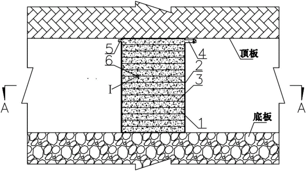 Civil engineering mold bag and method for quickly constructing artificial pillar