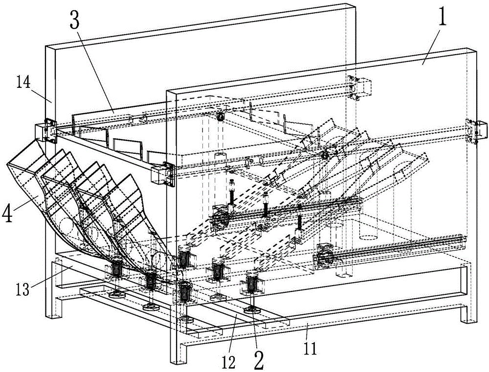 Mathematical probability operation device for coin-toss experiment and control system of the mathematical probability operation device