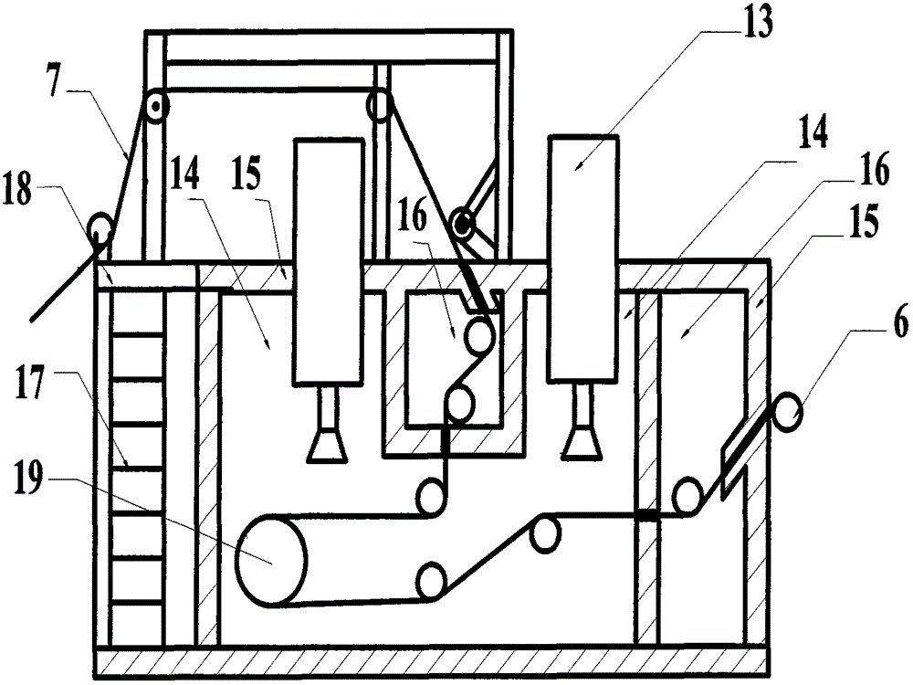 Assembly for producing radial tire belt parts