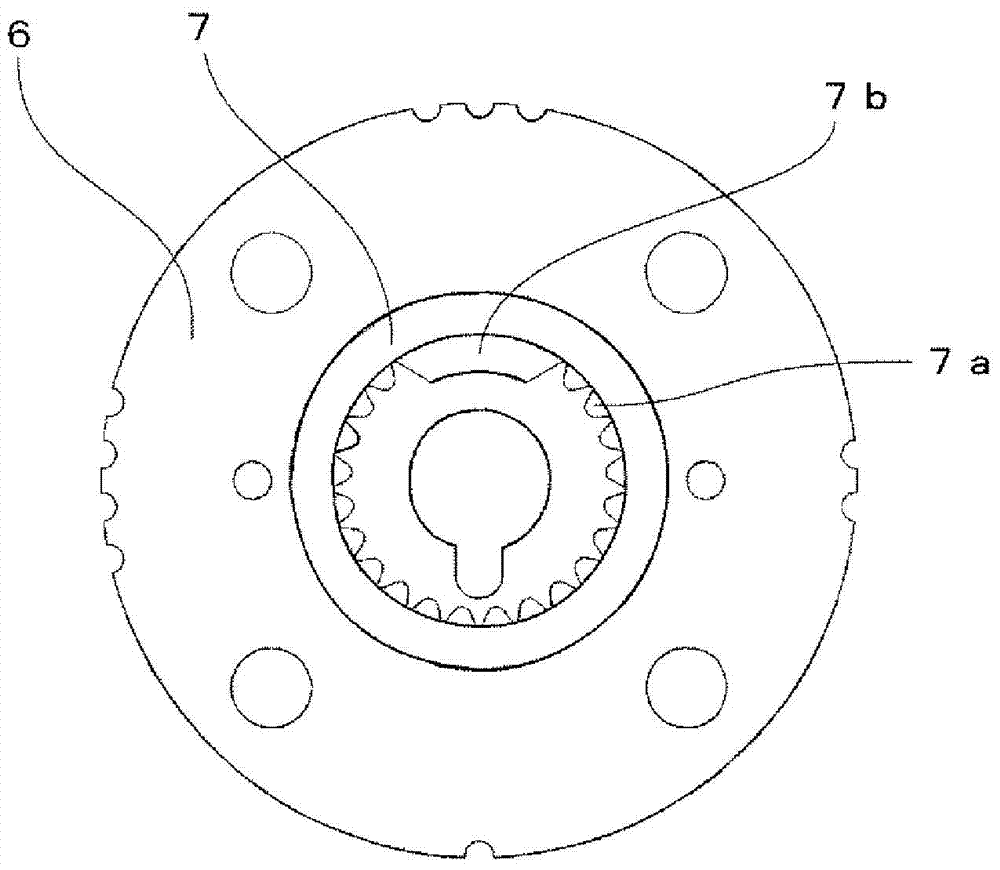 Driving device and servo motor device