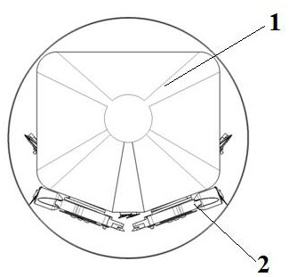 A tube-type launching compound-wing unmanned aerial vehicle and a method for realizing lateral rolling operation