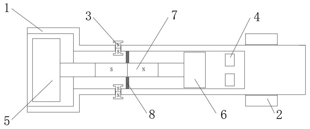 Double-shaft expandable mandrel