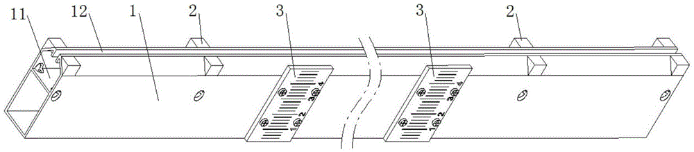 Plane punch rod for wall plastering and its application method