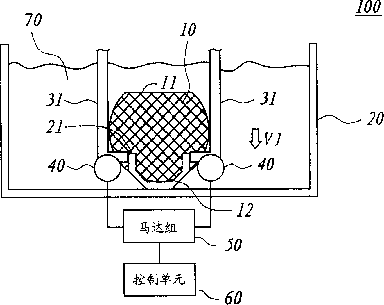 Wet process device for etching wafer, and wet process etching method