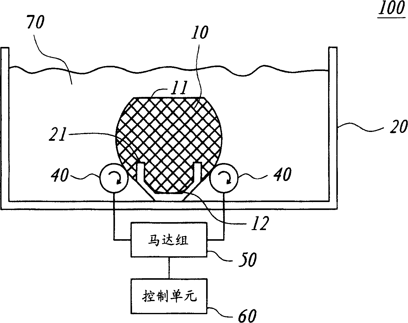 Wet process device for etching wafer, and wet process etching method