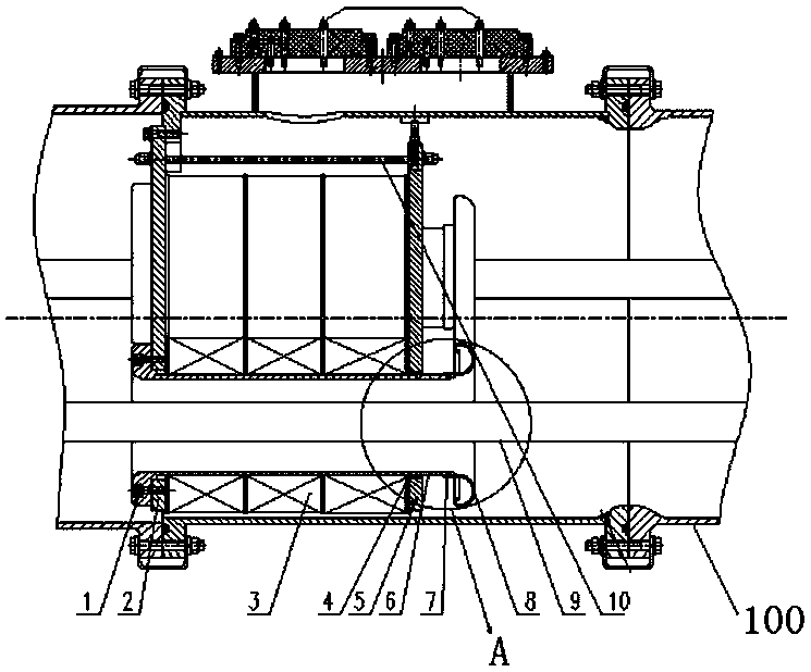 Shielding tube structure and its shielding cover and current transformer using the shielding tube structure