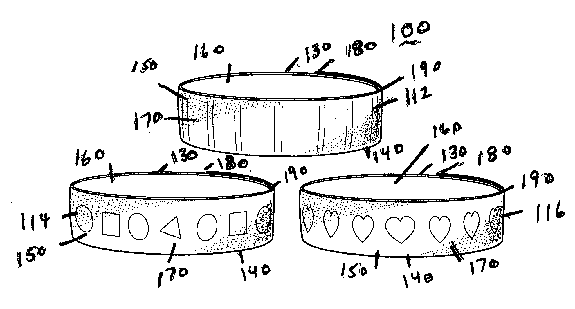 Unique identifying device for a beverage container