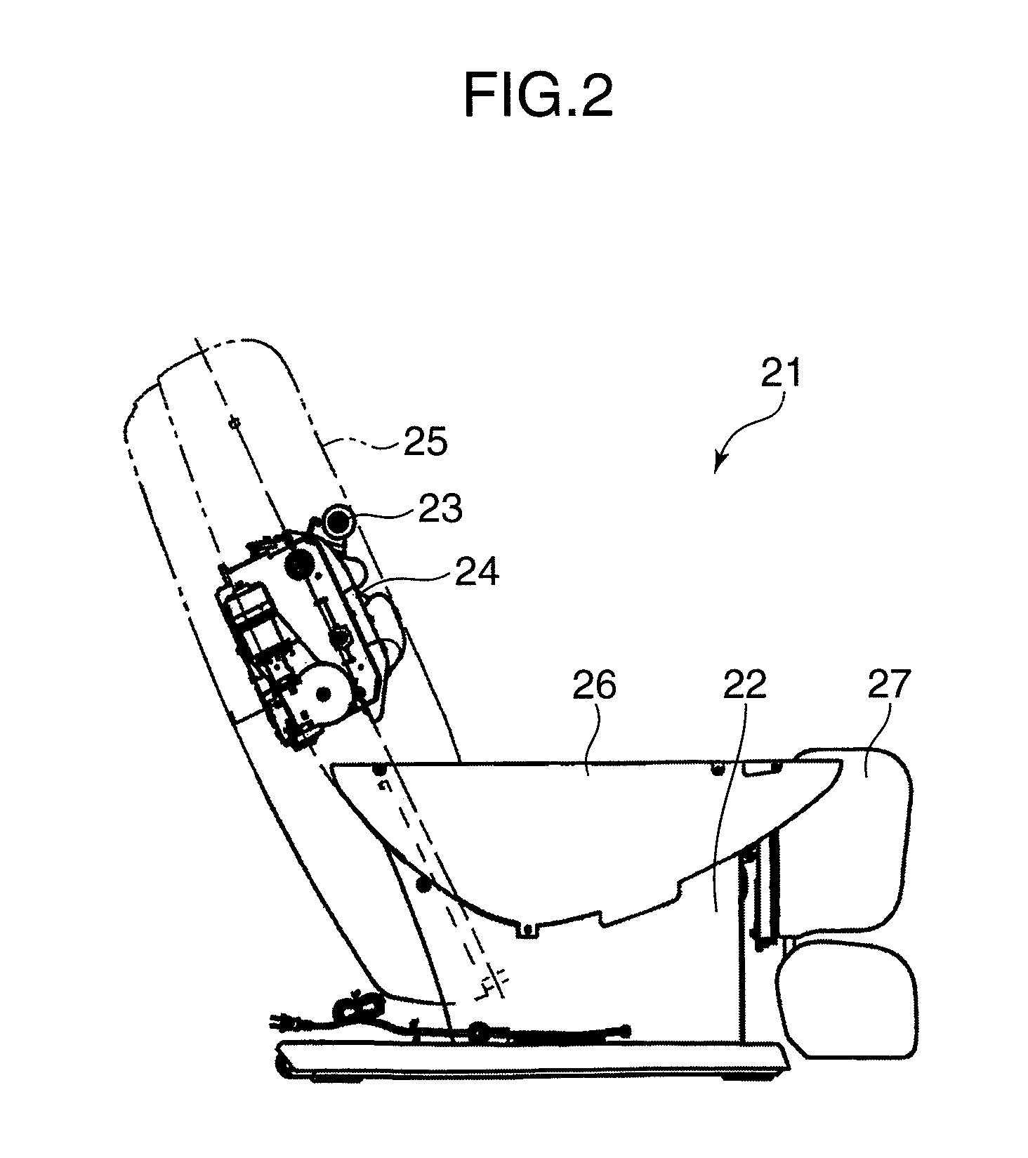 Chair-type massage machine