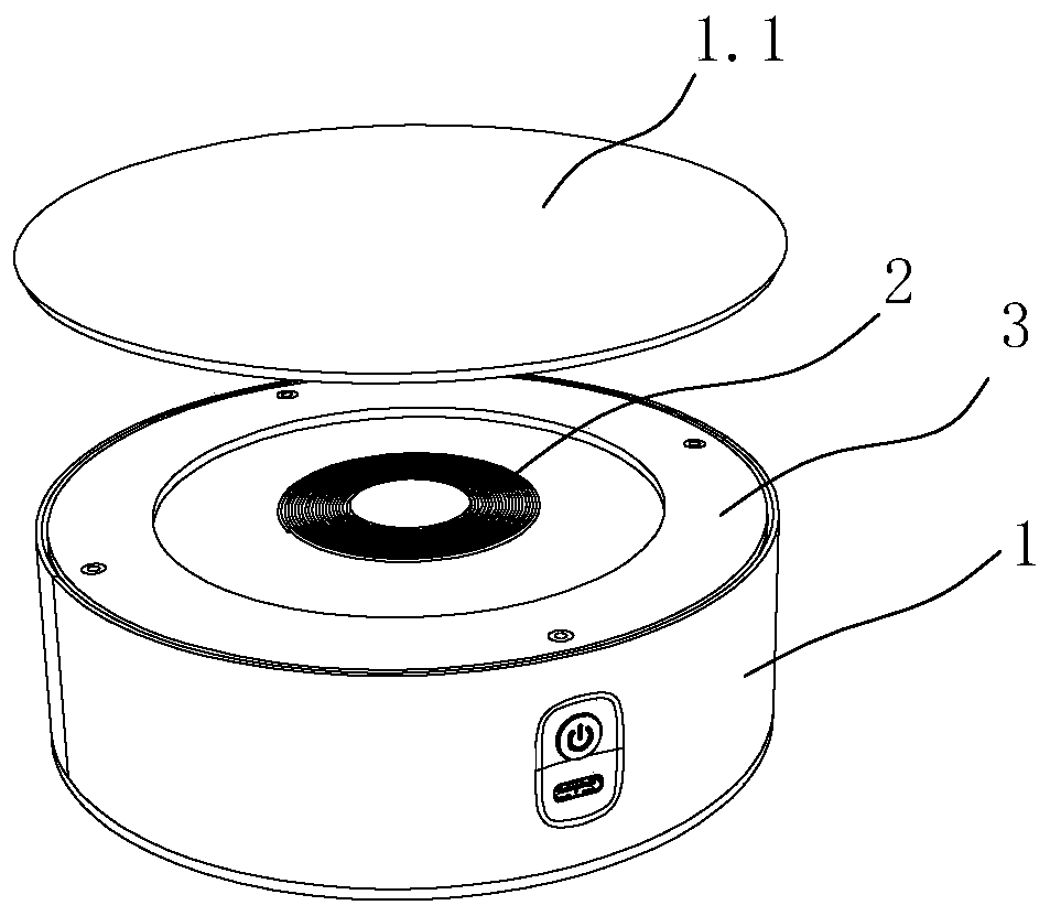 Magnetic attraction type solar wireless charging accessory system