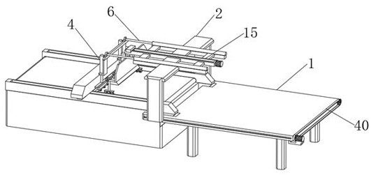 An automatic rolling device for continuous plate changing and cutting