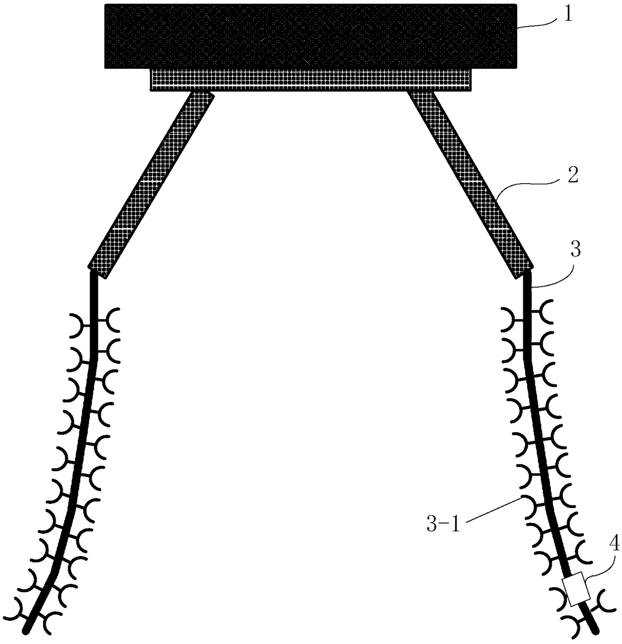 Unmanned aerial vehicle adaptive footrest and unmanned aerial vehicle