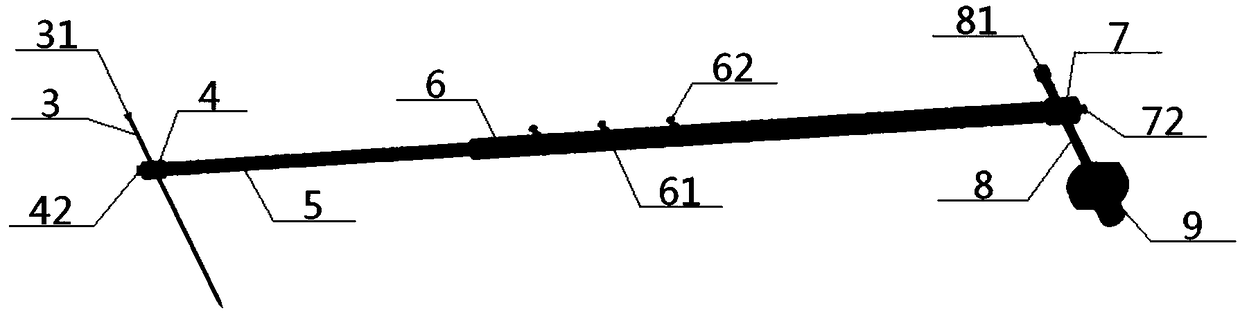 Mounting and adjusting tool applicable to fork plunger type steering engine and use method thereof
