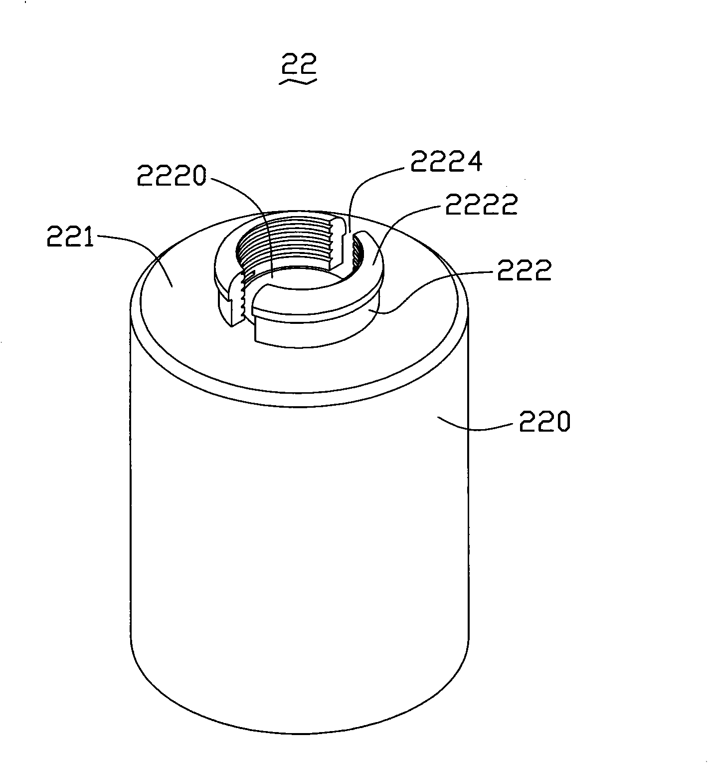 Fixing piece and heat dissipating device using same