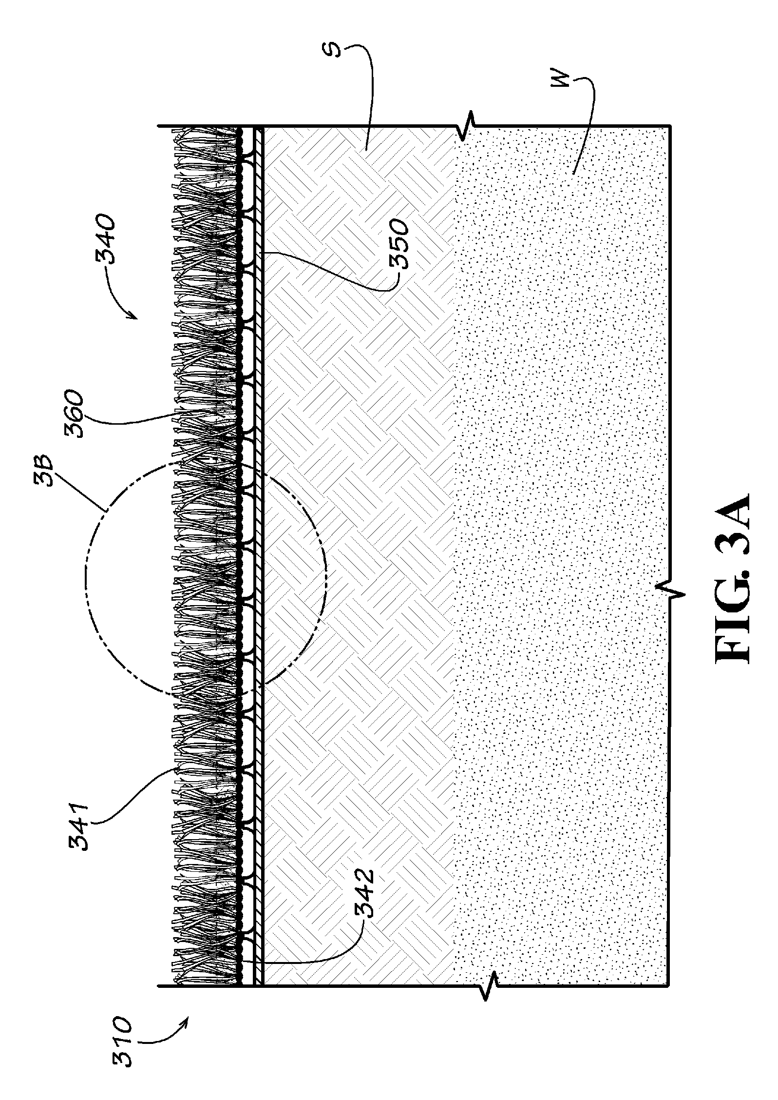Synthetic ground cover system with binding infill for erosion control