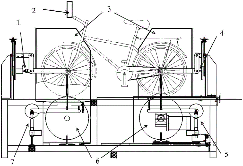 Bicycle brake performance test system