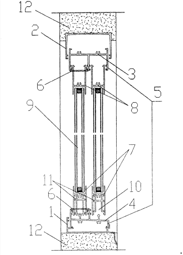 Window mounting mode and window mounting structure convenient for mounting