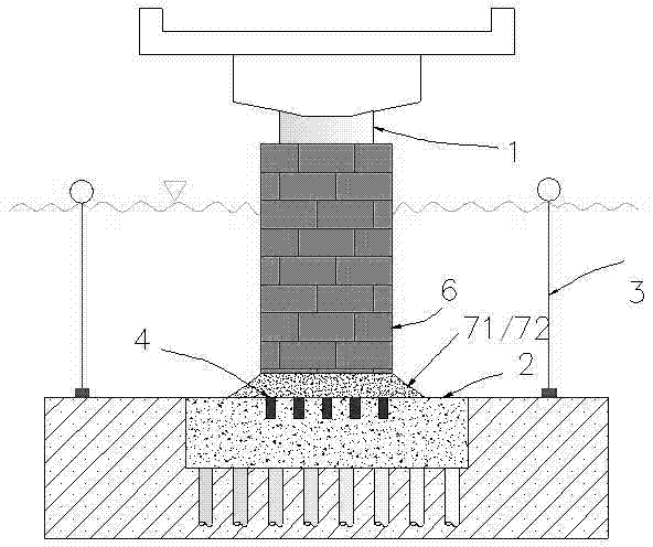 Construction method for fast assembling precast concrete panels to reinforce underwater structure