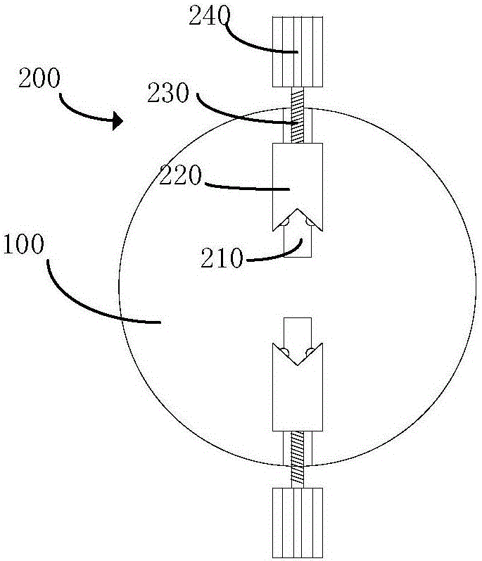 Grab separator and branch-leaf separating system and device