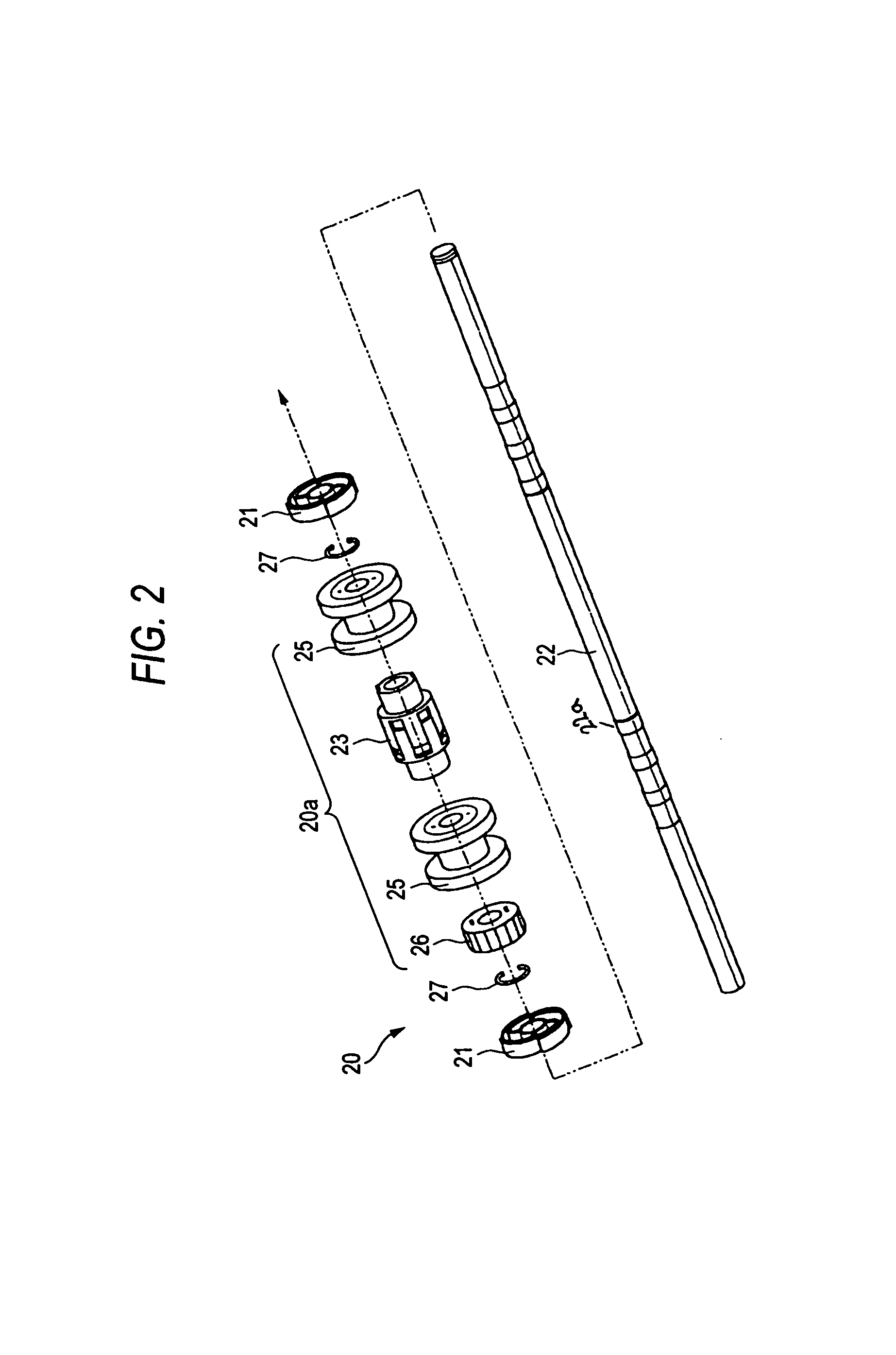 Paper gathering and feeding method and device therefor, and rotation member