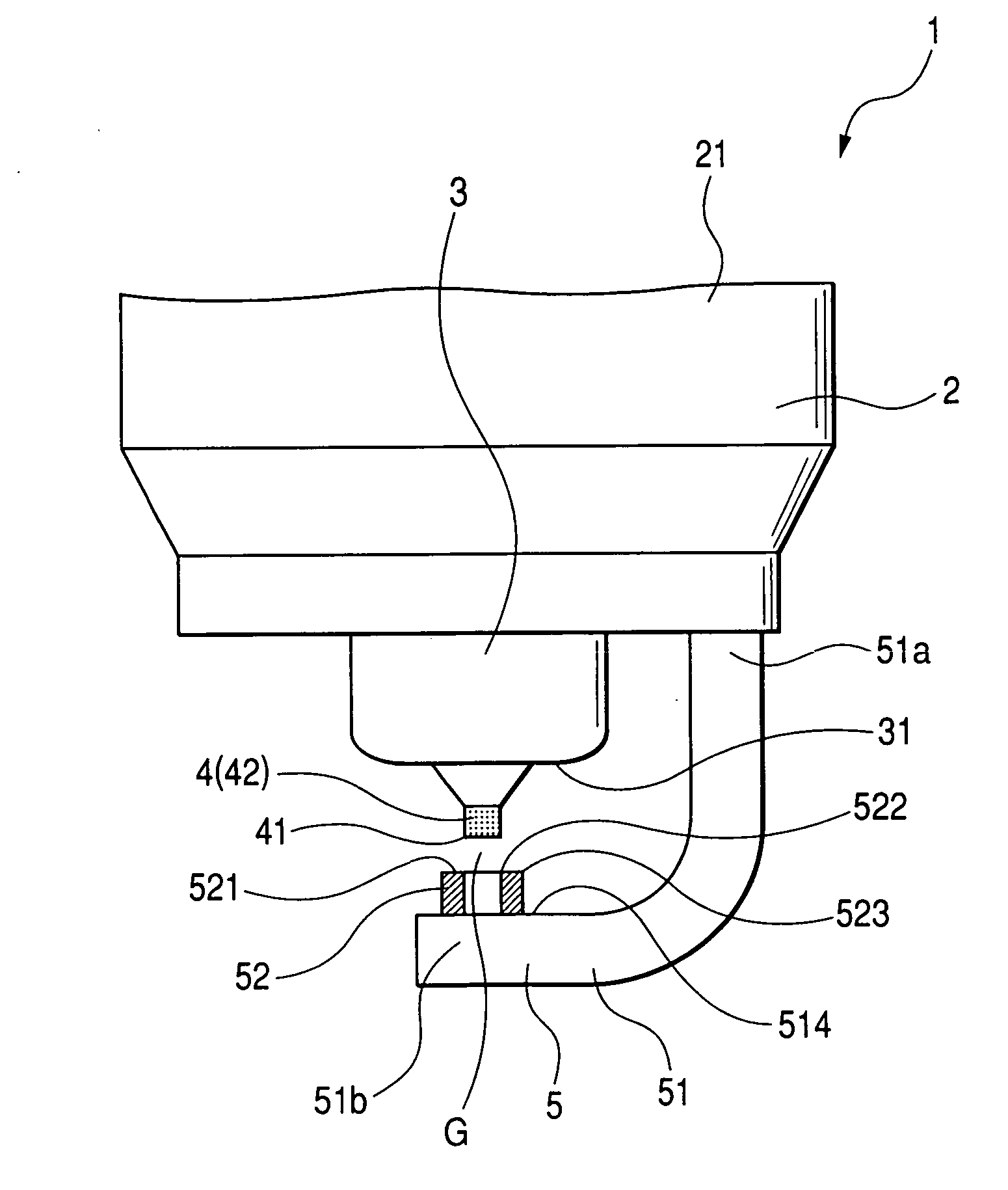 Spark plug having ground electrode protruding member with inner and outer edges