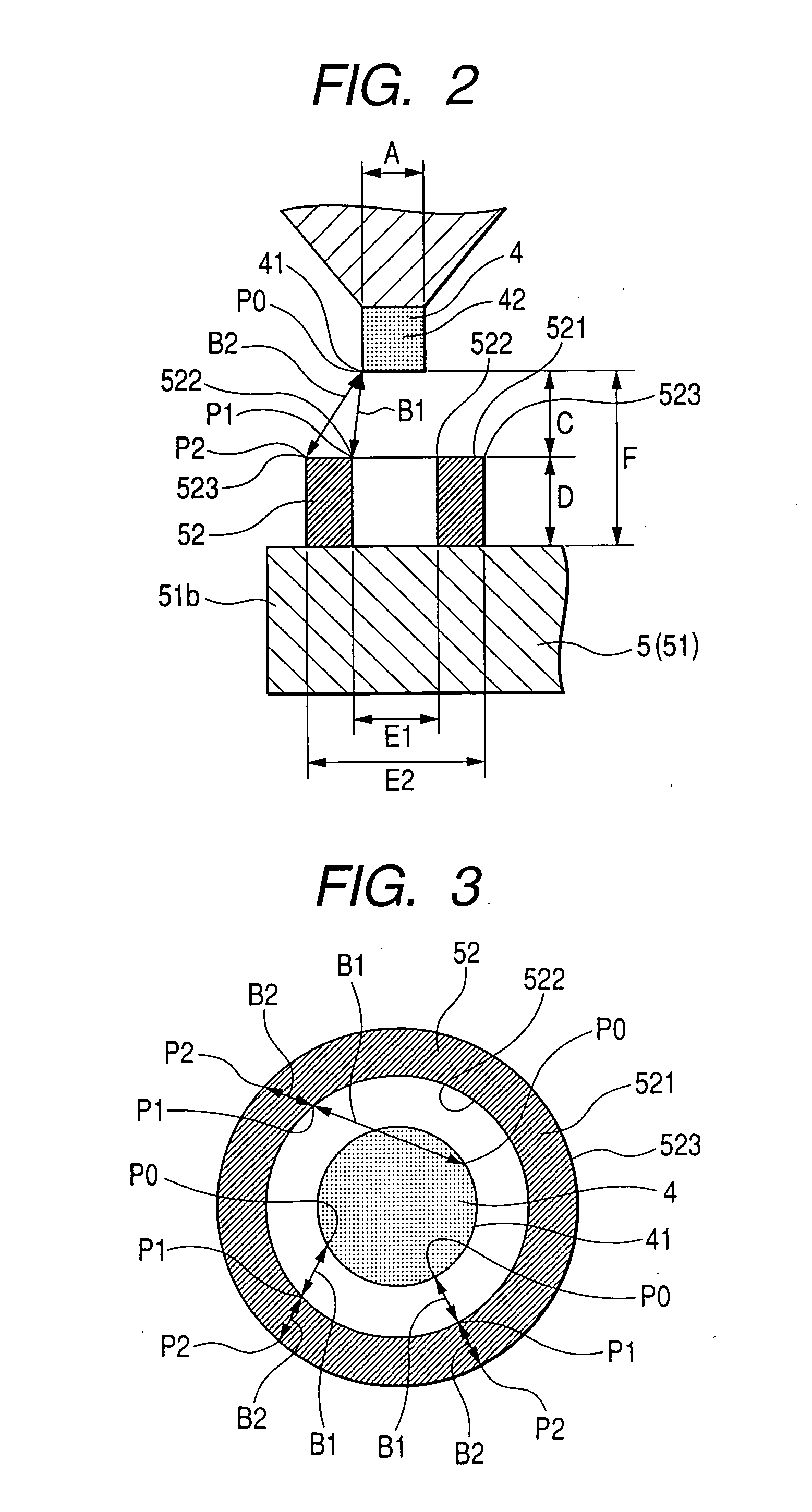 Spark plug having ground electrode protruding member with inner and outer edges