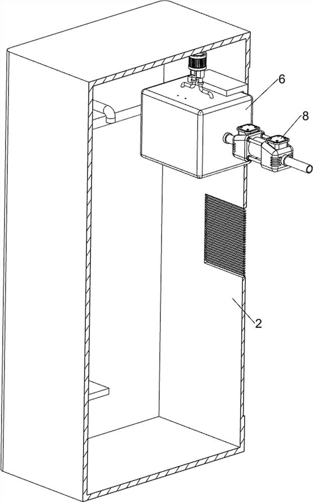 Natural gas liquefaction treatment device adopting composite refrigeration liquefaction