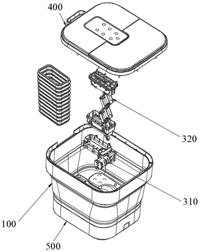 Foot bath control method and foot bath device