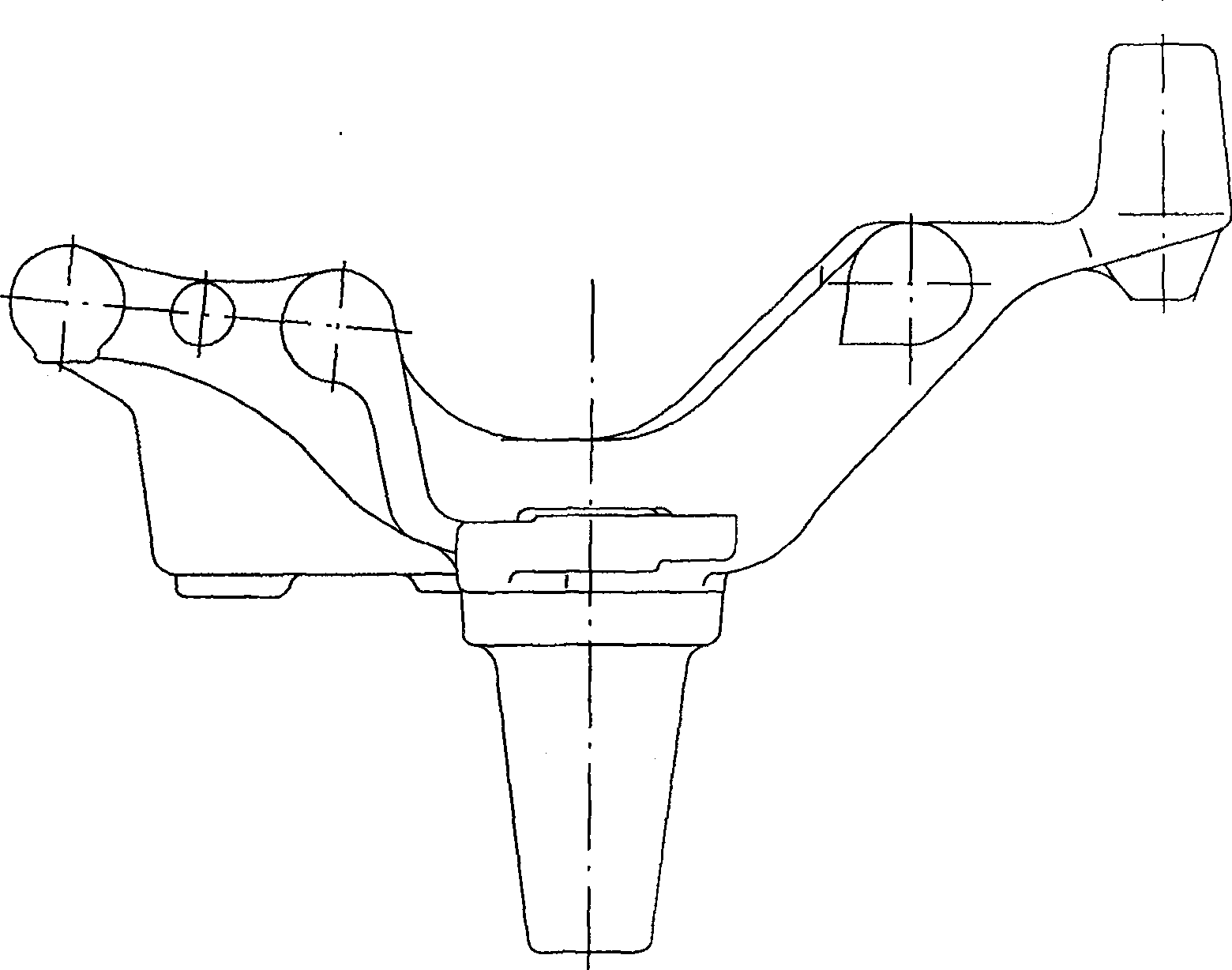 New technique for forging bracket of back axle of automobile
